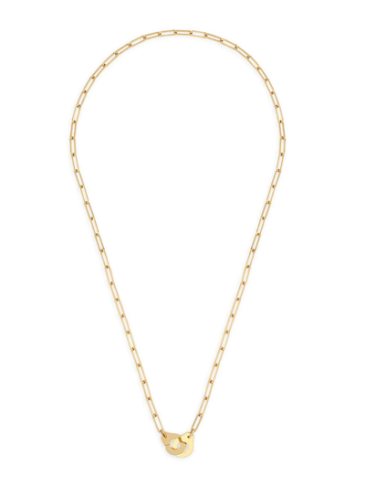 Dinh Van Menottes  R12 18k Yellow Gold Pendant Necklace
