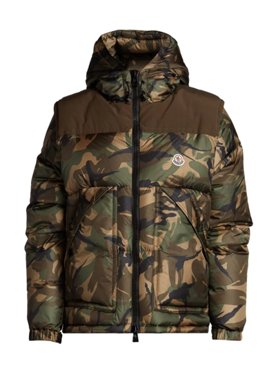 Moncler Meakan Down Jacket In Green