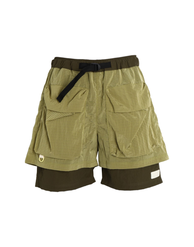 Lc23 Double Nylon Shorts Man Shorts & Bermuda Shorts Military Green Size M Polyester