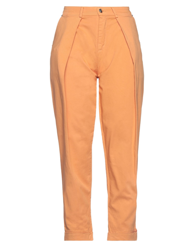 Met Jeans Pants In Orange