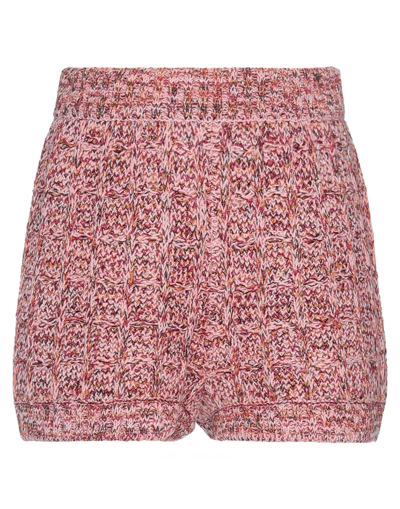 M Missoni Woman Shorts & Bermuda Shorts Light Pink Size 4 Polyester, Viscose, Wool, Acrylic In Pink