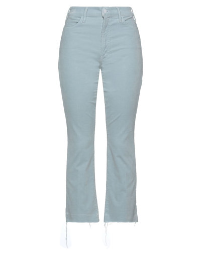 Mother Woman Pants Sky Blue Size 29 Cotton, Polyester, Elastane