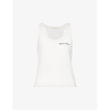 PALM ANGELS CLASSIC LOGO-PRINT COTTON TANK TOP