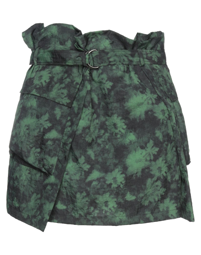 Kenzo Mini Skirts In Green