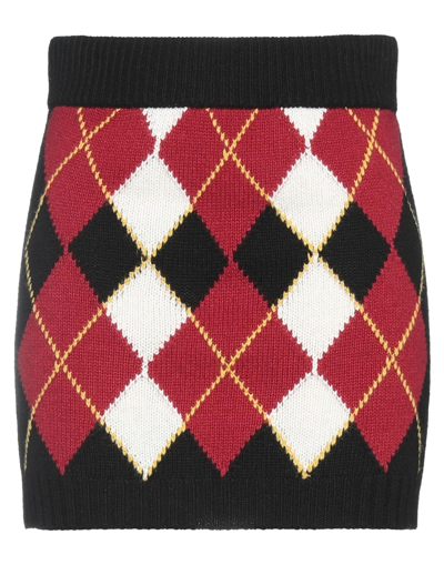 Red Valentino Mini Skirts In Red