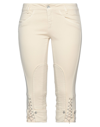 Jacob Cohёn Cropped Pants In Beige