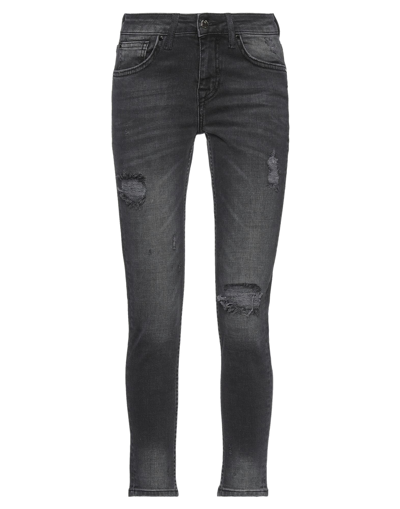 Met Jeans Denim Cropped In Black