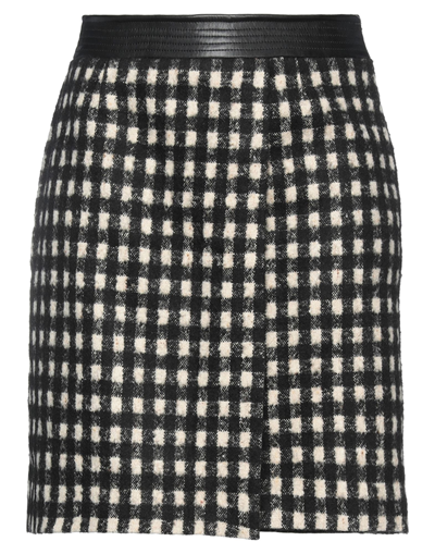 Seventy Sergio Tegon Mini Skirts In Black