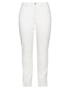 Liu •jo Woman Pants White Size 31 Cotton, Elastane