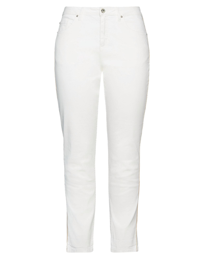 Liu •jo Woman Pants White Size 31 Cotton, Elastane In White