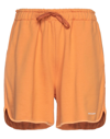 Martin Asbjørn Man Shorts & Bermuda Shorts Apricot Size Xs Organic Cotton, Recycled Polyester In Orange