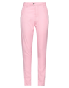 CYCLE CYCLE WOMAN PANTS PINK SIZE 28 VISCOSE