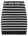 Red Valentino Mini Skirts In Black