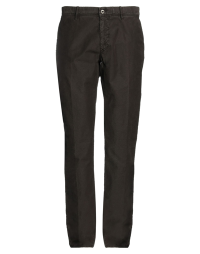 Incotex Pants In Dark Brown