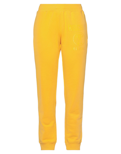 Moschino Pants In Yellow