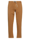White Sand Pants In Camel