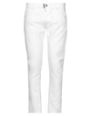 GAELLE PARIS GAËLLE PARIS MAN DENIM PANTS WHITE SIZE 36 COTTON