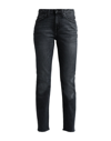 TIGER OF SWEDEN TIGER OF SWEDEN WOMAN JEANS BLACK SIZE 27W-32L COTTON, ELASTANE