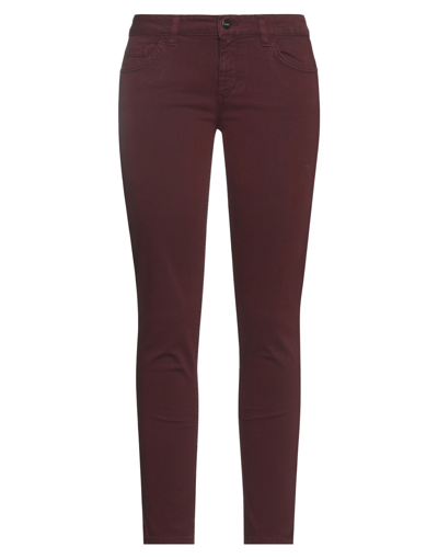 Liu •jo Pants In Maroon