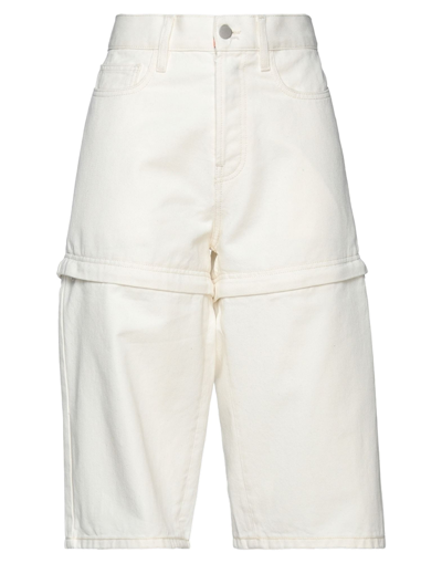 Circus Hotel Cropped Pants In White