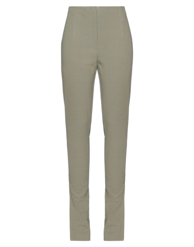 Jacquemus Woman Pants Military Green Size 6 Viscose, Linen, Elastane