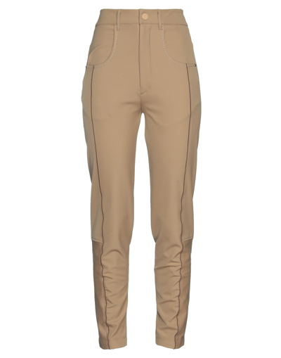 High Pants In Beige