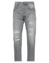 PEOPLE (+) PEOPLE MAN JEANS GREY SIZE 33 COTTON