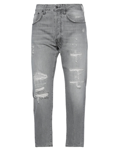People (+)  Man Jeans Grey Size 33 Cotton