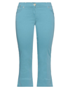 Shop Jacob Cohёn Woman Pants Sky Blue Size 31 Cotton, Elastane