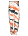 Aries Orange Tie-dye Print Trousers In Orange