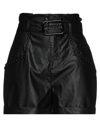 Gaelle Paris Gaëlle Paris Woman Shorts & Bermuda Shorts Black Size 28 Polyurethane, Viscose In Black