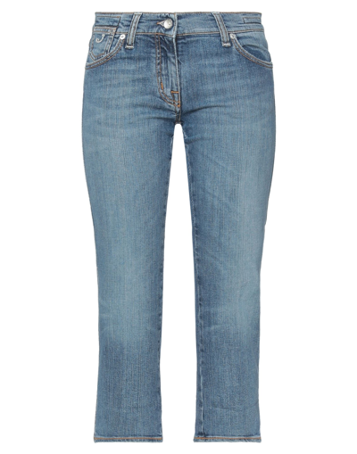 Jacob Cohёn Denim Cropped In Blue