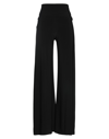 Norma Kamali High-rise Satin Wide-leg Pants In Black