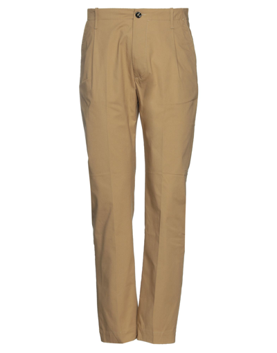 Nine:inthe:morning Nine In The Morning Man Pants Camel Size 32 Cotton, Elastane In Beige