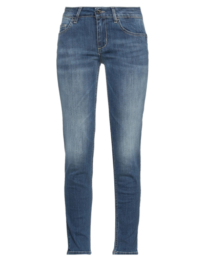 LIU •JO LIU •JO WOMAN JEANS BLUE SIZE 25 COTTON, ELASTANE
