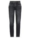 Ben Taverniti Unravel Project Woman Denim Pants Black Size 26 Cotton In Black