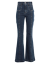 See By Chloé Indigo Flared Emily Jeans In Blue