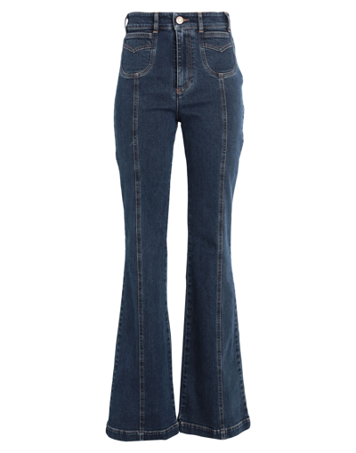 See By Chloé Indigo Flared Emily Jeans In Multi