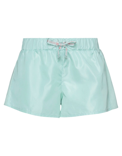 Elisabetta Franchi Woman Shorts & Bermuda Shorts Light Green Size 6 Polyester, Cotton