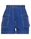 Balmain Shorts & Bermuda Shorts In Bright Blue