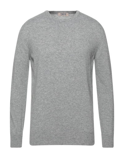 Tsd12 Man Sweater Grey Size Xxl Merino Wool, Viscose, Polyamide, Cashmere
