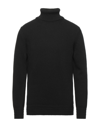 DONDUP DONDUP MAN TURTLENECK BLACK SIZE 44 MERINO WOOL