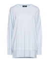 Alpha Studio Sweaters In Sky Blue