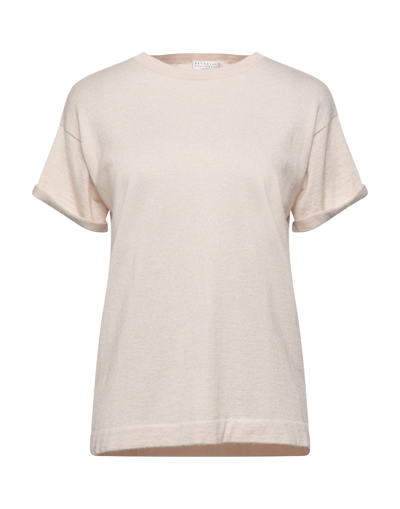 Brunello Cucinelli Sweaters In Beige