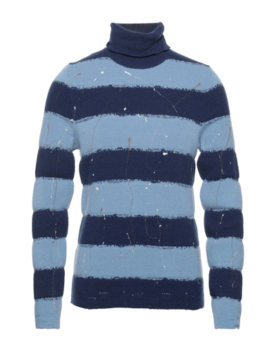Daniele Alessandrini Turtlenecks In Slate Blue