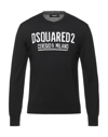 Dsquared2 Sweaters In Black