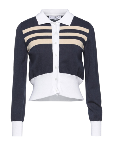 Mr Massimo Rebecchi Cardigans In Dark Blue