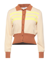 Mr Massimo Rebecchi Cardigans In Beige