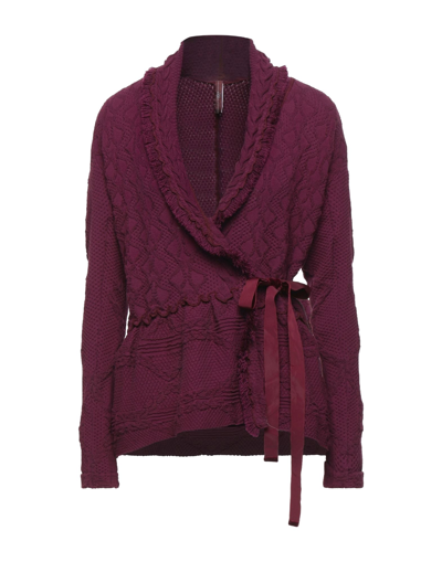 High Cardigans In Purple