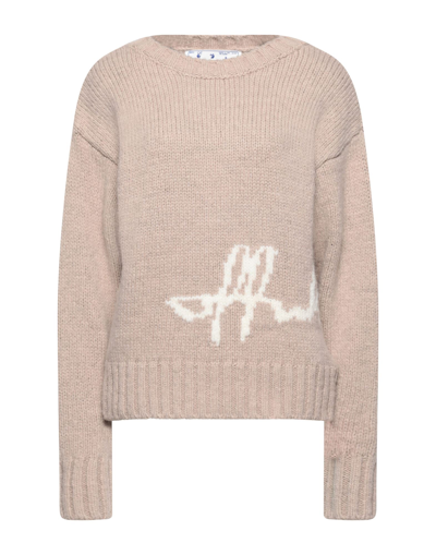 Off-white &trade; Sweaters In Beige